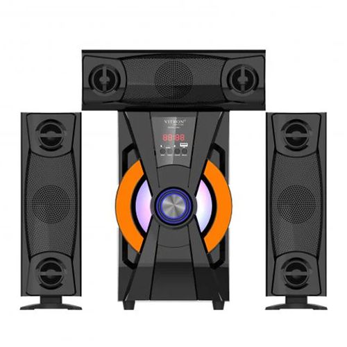 Vitron V642 3.1 Channel Woofer Sound System, Powerful Bass Multimedia Speaker with Subwoofer for TV, Music, Movies & Home Entertainment