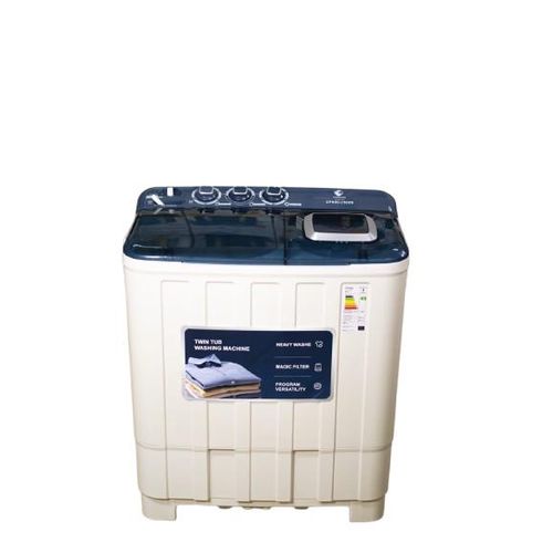 Euroken 8KG Semi Automatic Washing Machine | 8KG Washing Machine | Semi-Automatic Washer for Home & Family | Easy Wash & Laundry Solution
