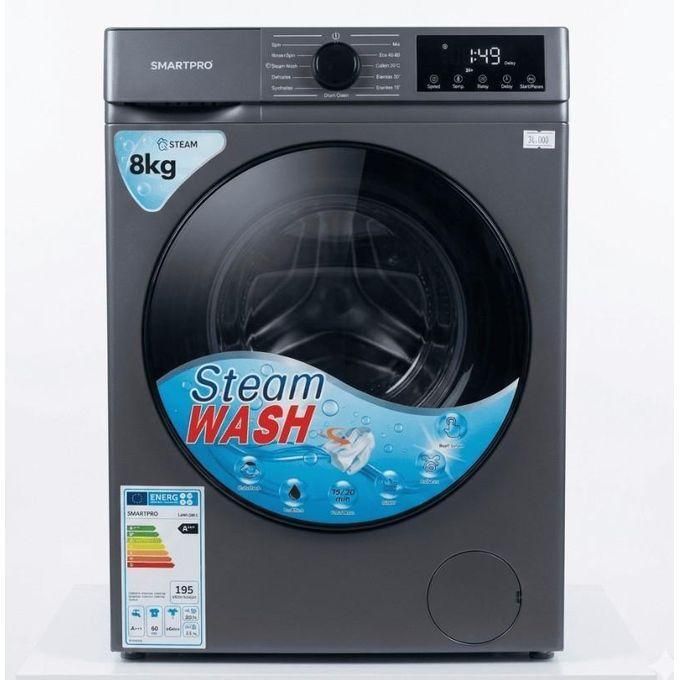 Smart Pro 8KG Front Load Steam Wash Washing Machine | Fully Automatic Washer | 8KG Front Loader | Wash & Spin | Home Laundry Washing Machine