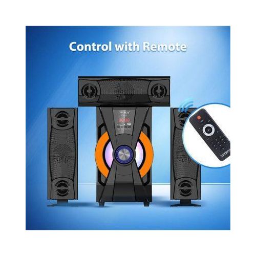 Vitron V642 3.1 Channel Woofer Sound System, Powerful Bass Multimedia Speaker with Subwoofer for TV, Music, Movies & Home Entertainment