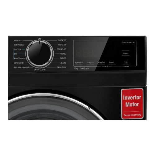 Ramtons RW/219 10KG Front Load Washer & 7KG Dryer | Fully Automatic Washing Machine | 1400RPM | Wash & Dry | 15 Programs | Child Lock | LED Display