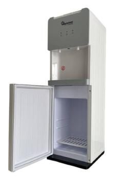 Ramtons RM/739 Water Dispenser Hot & Normal White/Grey | Top Loading Water Dispenser | 550W Stainless Steel Tank | Overheat Protection | Home & Office