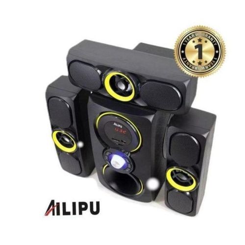 AILIPU KL-6310 3.1CH Multimedia Subwoofer | 6.5" Woofer | 45W+15W×3 Output | Bluetooth, USB, SD, FM, AUX | LED Display | Remote Control