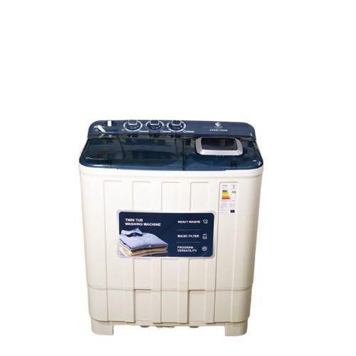 Euroken 8KG Semi Automatic Washing Machine | 8KG Washing Machine | Semi-Automatic Washer for Home & Family | Easy Wash & Laundry Solution