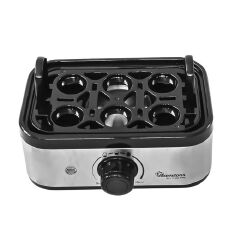 Ramtons RM/690 Egg Boiler 6 Egg Electric Cooker | Soft Medium Hard Boiled Egg Maker | Automatic Switch Off | Stainless Steel Heating Plate | Egg Cooker Kenya