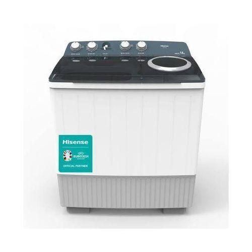 Hisense Twin Tub Washing Machine 14Kg – Semi Automatic Twin Tub Washer with Powerful Motor, Large Capacity, Spin Dryer, Durable Design for Home Use
