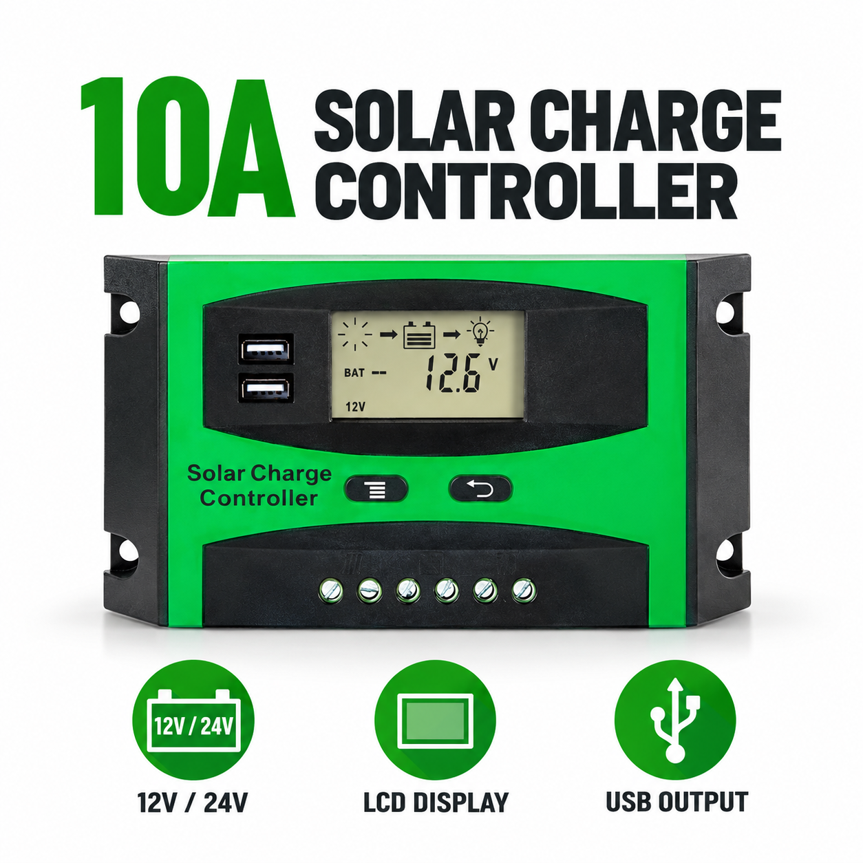 Solarmax 10A Solar Charge Controller