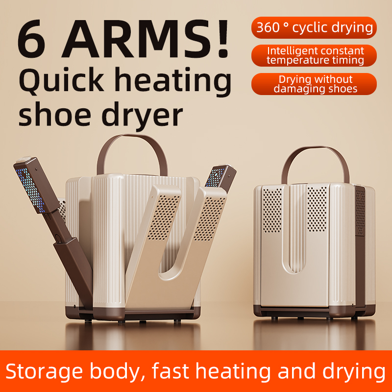 Timed Shoe Dryer, Dries 3 Pairs at Once, Foldable Household Shoe Dryer, Quick Drying Shoe Dryer, Hot Selling