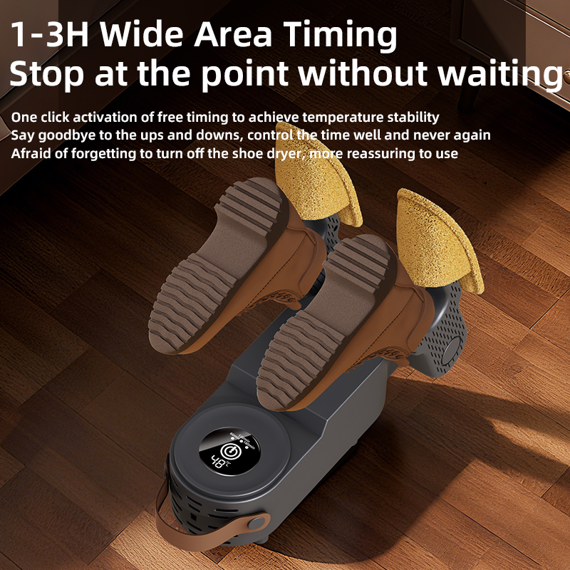 Timed Shoe Dryer, Dries 2 Pairs at Once, Foldable Household Shoe Dryer, Quick Drying Shoe Dryer, Hot Selling