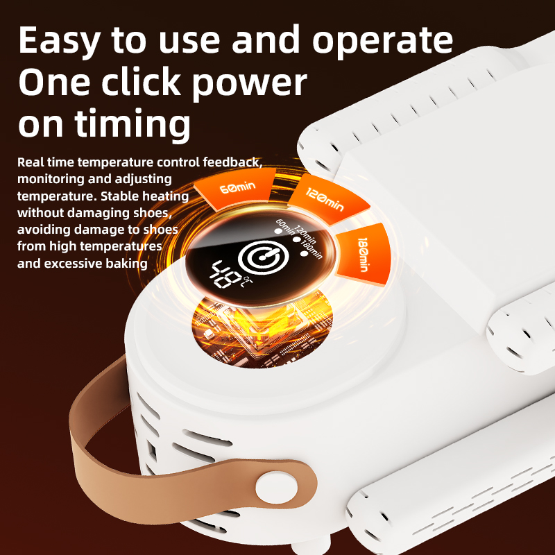 Timed Shoe Dryer, Dries 2 Pairs at Once, Foldable Household Shoe Dryer, Quick Drying Shoe Dryer, Hot Selling