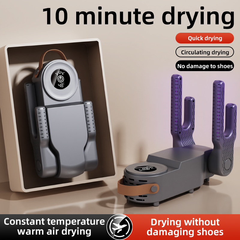Timed Shoe Dryer, Dries 2 Pairs at Once, Foldable Household Shoe Dryer, Quick Drying Shoe Dryer, Hot Selling