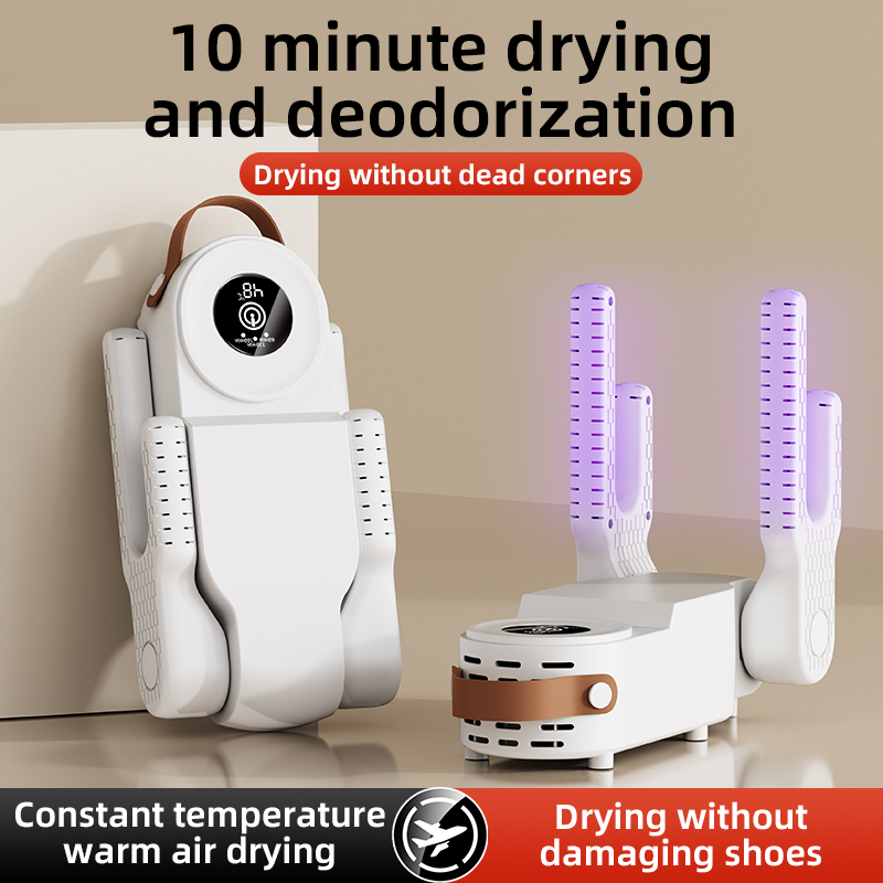 Timed Shoe Dryer, Dries 2 Pairs at Once, Foldable Household Shoe Dryer, Quick Drying Shoe Dryer, Hot Selling