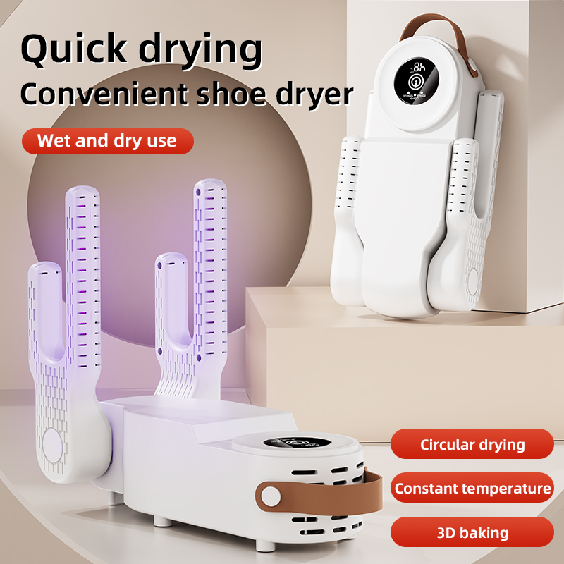 Timed Shoe Dryer, Dries 2 Pairs at Once, Foldable Household Shoe Dryer, Quick Drying Shoe Dryer, Hot Selling