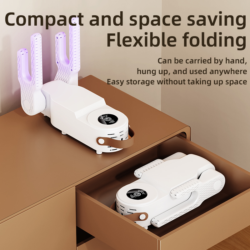 Timed Shoe Dryer, Dries 2 Pairs at Once, Foldable Household Shoe Dryer, Quick Drying Shoe Dryer, Hot Selling