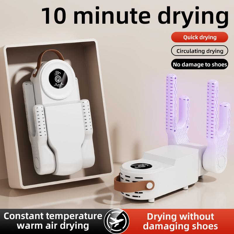 Timed Shoe Dryer, Dries 2 Pairs at Once, Foldable Household Shoe Dryer, Quick Drying Shoe Dryer, Hot Selling