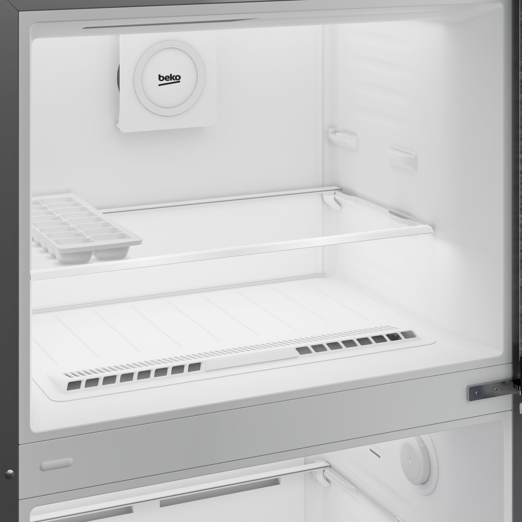 Beko RDNG455M20PB - 408L NET CAPACITY; NO FROST ; COLOUR PIANO BLACK, REFRIGIRATOR