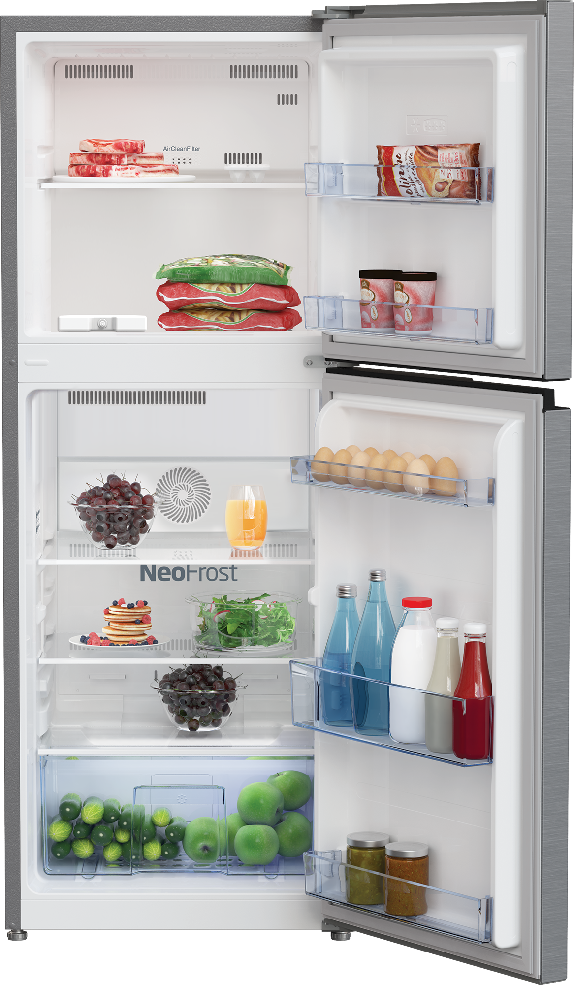 Beko RDNT231I50S UK KE 231L FREEZER TOP REFRIGERATOR