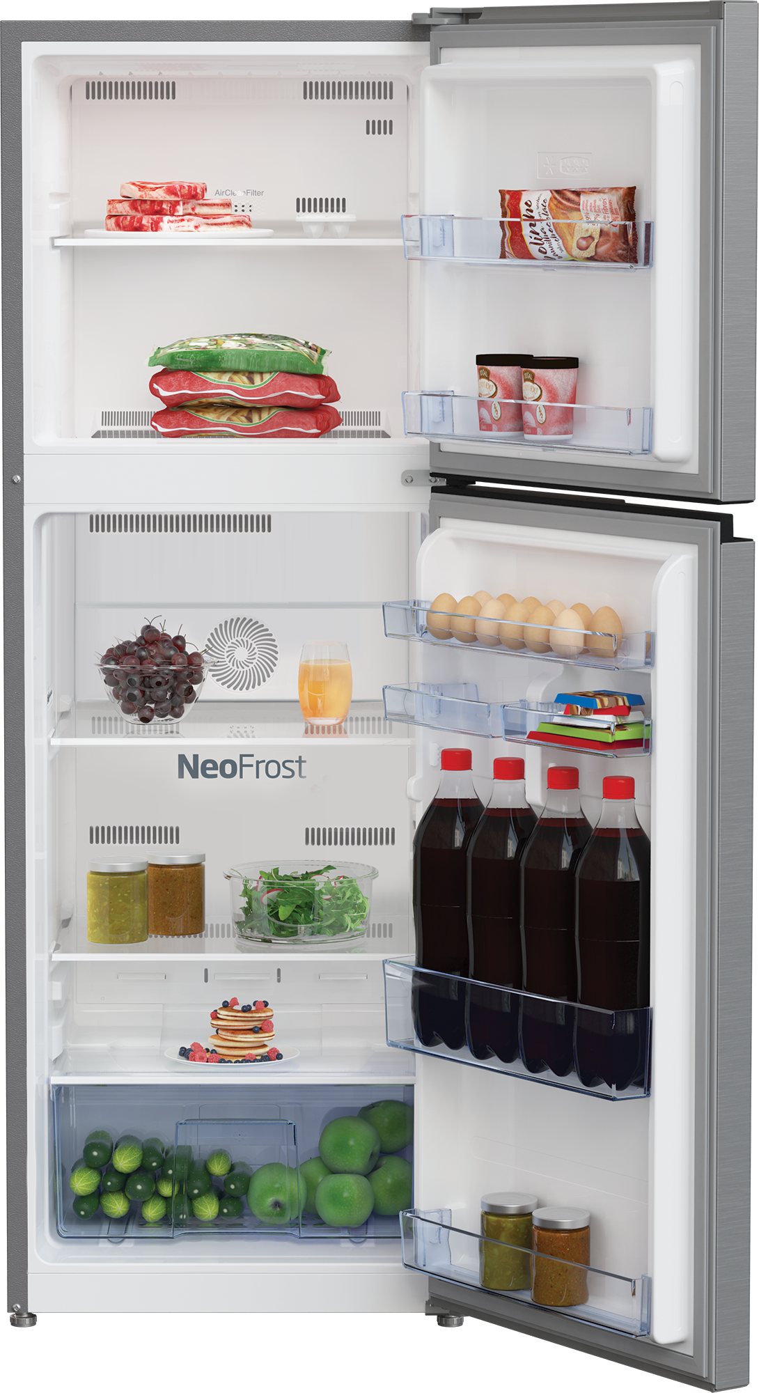 Beko RDNT251I50S UK KE 251L FREEZER TOP MOUNT REFRIGERATOR