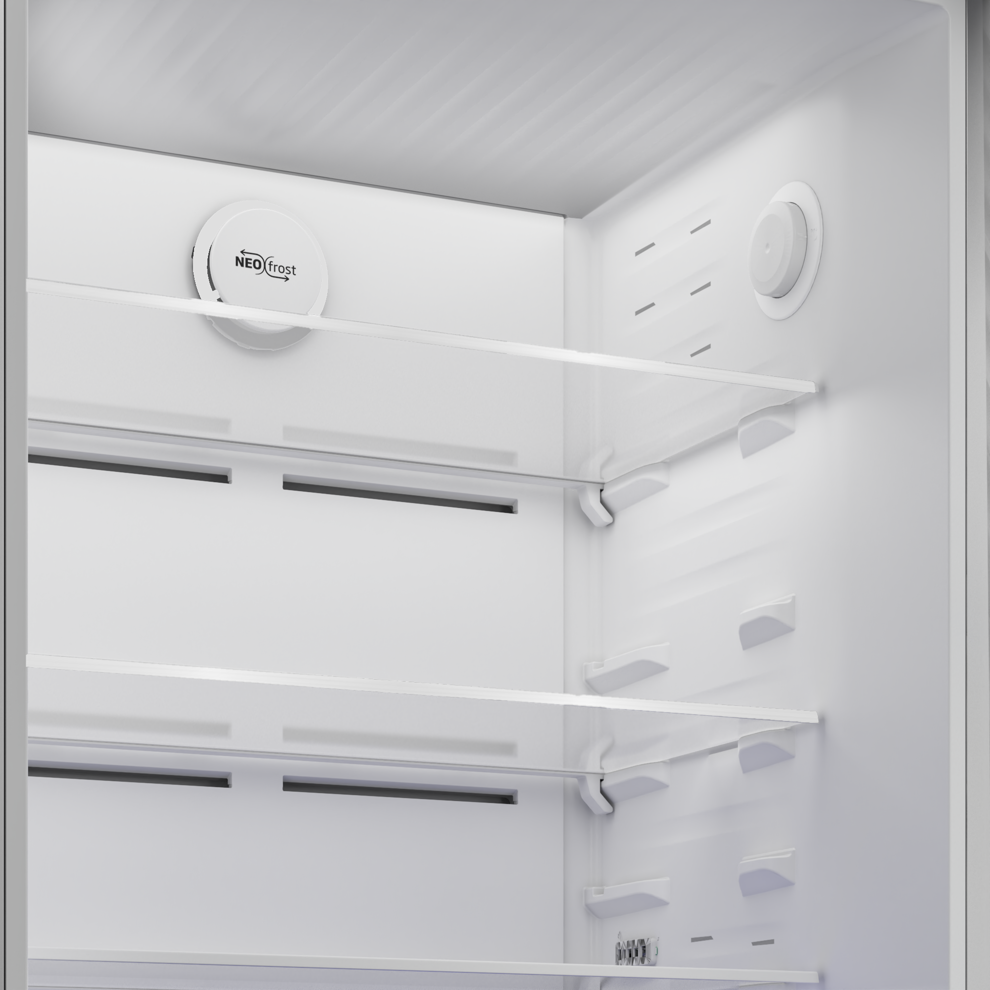 Beko RDNG455M20PB - 408L NET CAPACITY; NO FROST ; COLOUR PIANO BLACK, REFRIGIRATOR