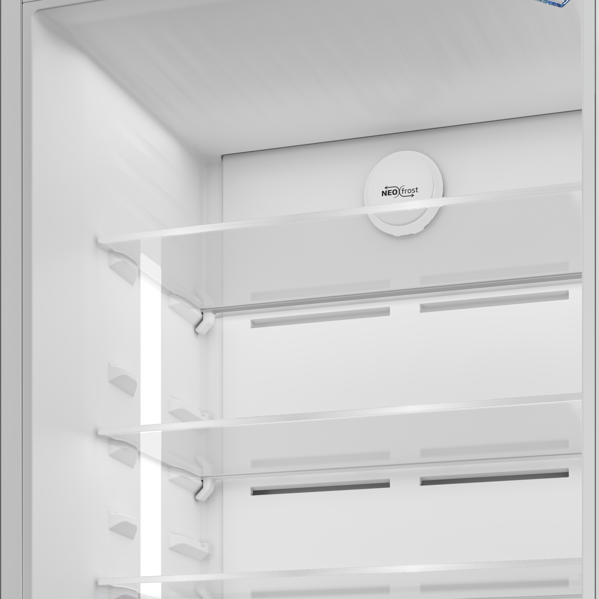 Beko RDNG455M20PB - 408L NET CAPACITY; NO FROST ; COLOUR PIANO BLACK, REFRIGIRATOR