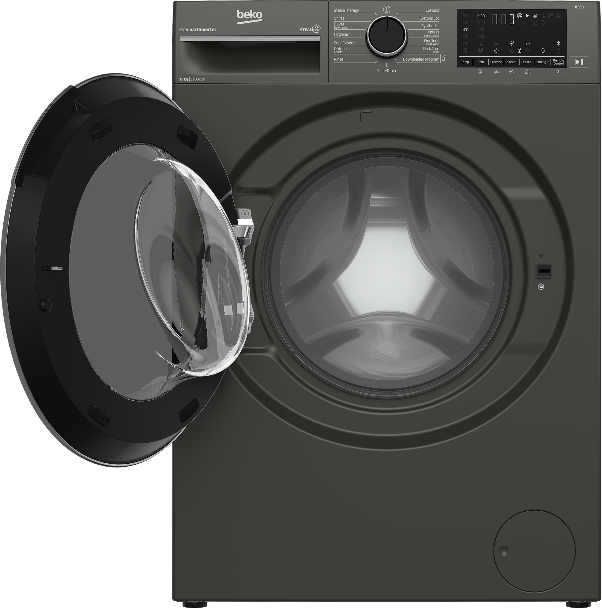 Beko B3WFT51242MG - 12KG , MGRAY Washing Machine