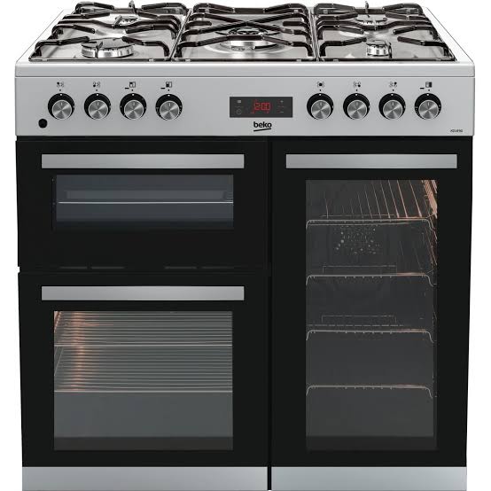 Beko  KDVF90X - 90CM, TRIPLE OVEN, SILVER,4GAS+1 WOK, ELECTRIC OVEN