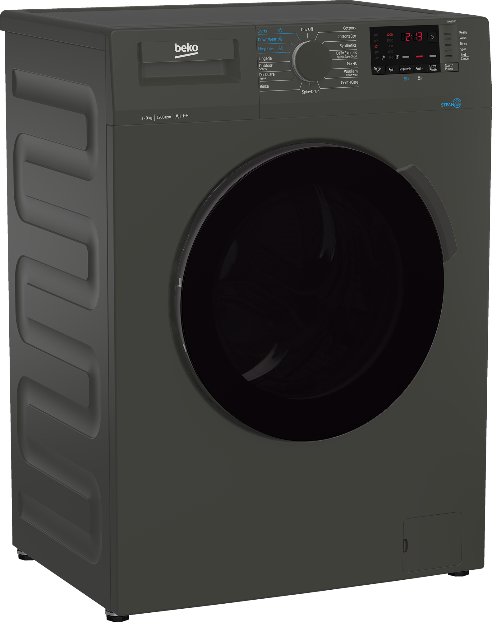 Beko BAW 386 UK: Freestanding Washing Machine (8 kg, 1200 rpm)