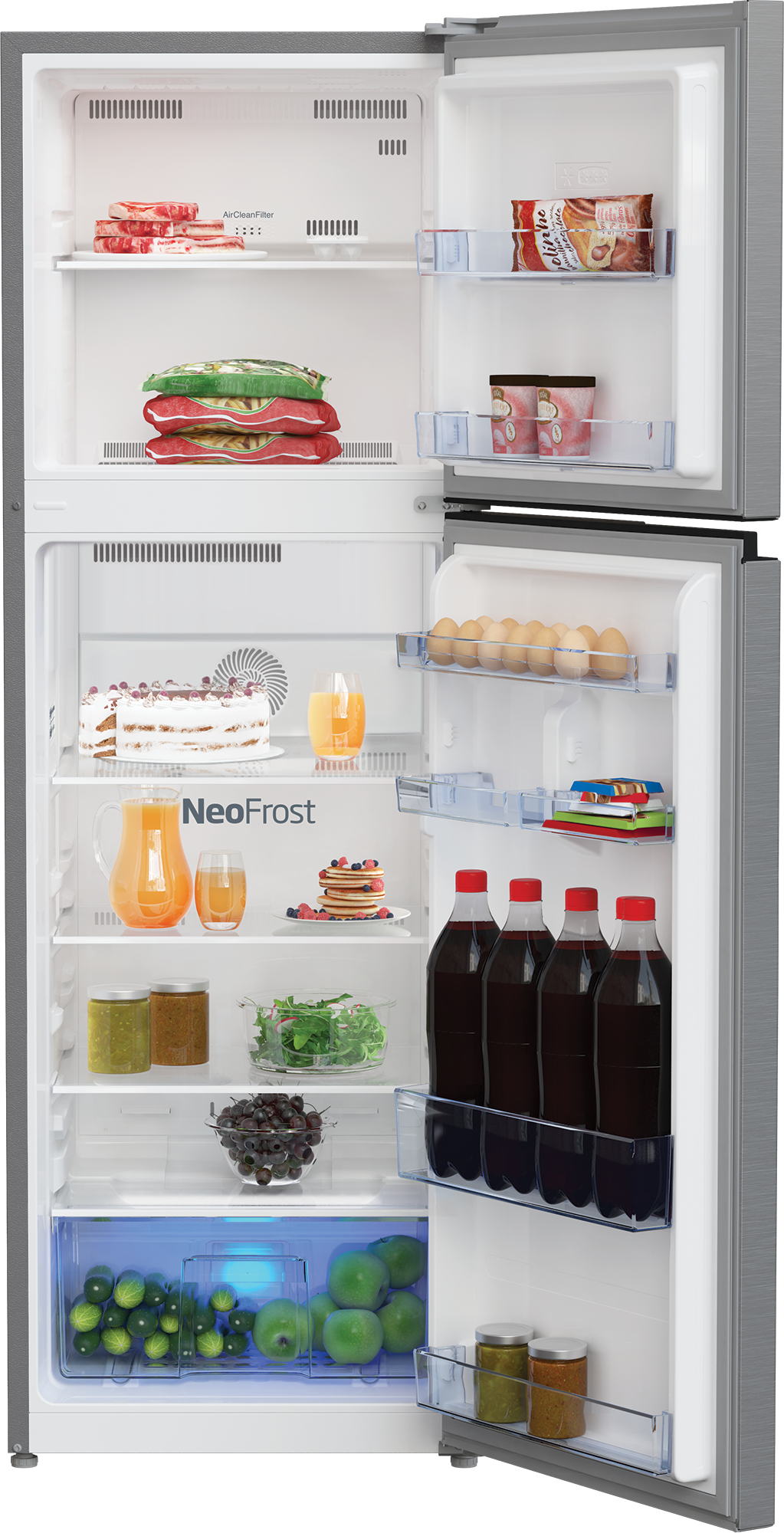 Beko RDNT271I50S UK KE 271L FREEZER TOP MOUNT REFRIGERATOR