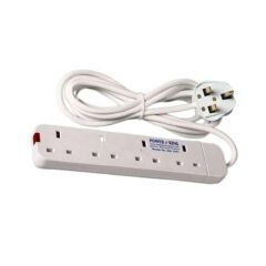 Power King HOME BEST 4 WAY POWER EXTENSION WITH LONG CABLE + FREE 4 WAY POWER EXTENSION.