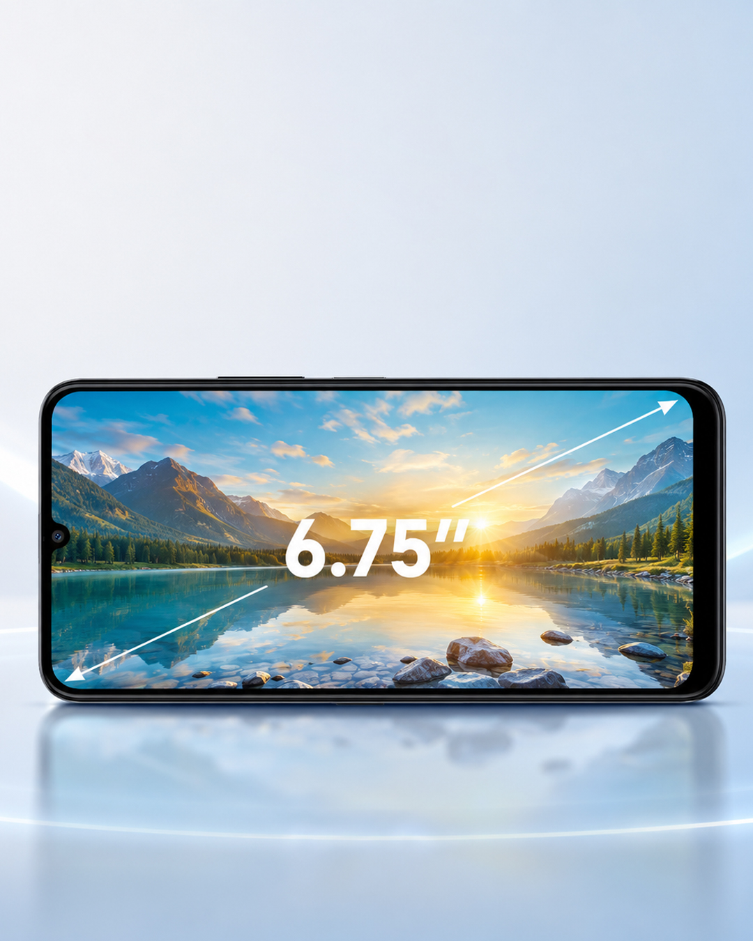 Honor Choice T10 3+32GB Smartphone 6.745‑inch Display 5000mAh Big Battery 13MP Rear Camera Dual Colours Black Grey Budget Mobile Phone