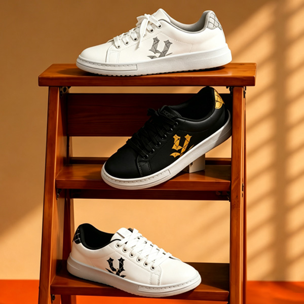 TANA Men Women Sneakers White Shoes Male Casual  Leather Footwear Lace Up Low Top Running Walking Sport Comfortable Lightweight