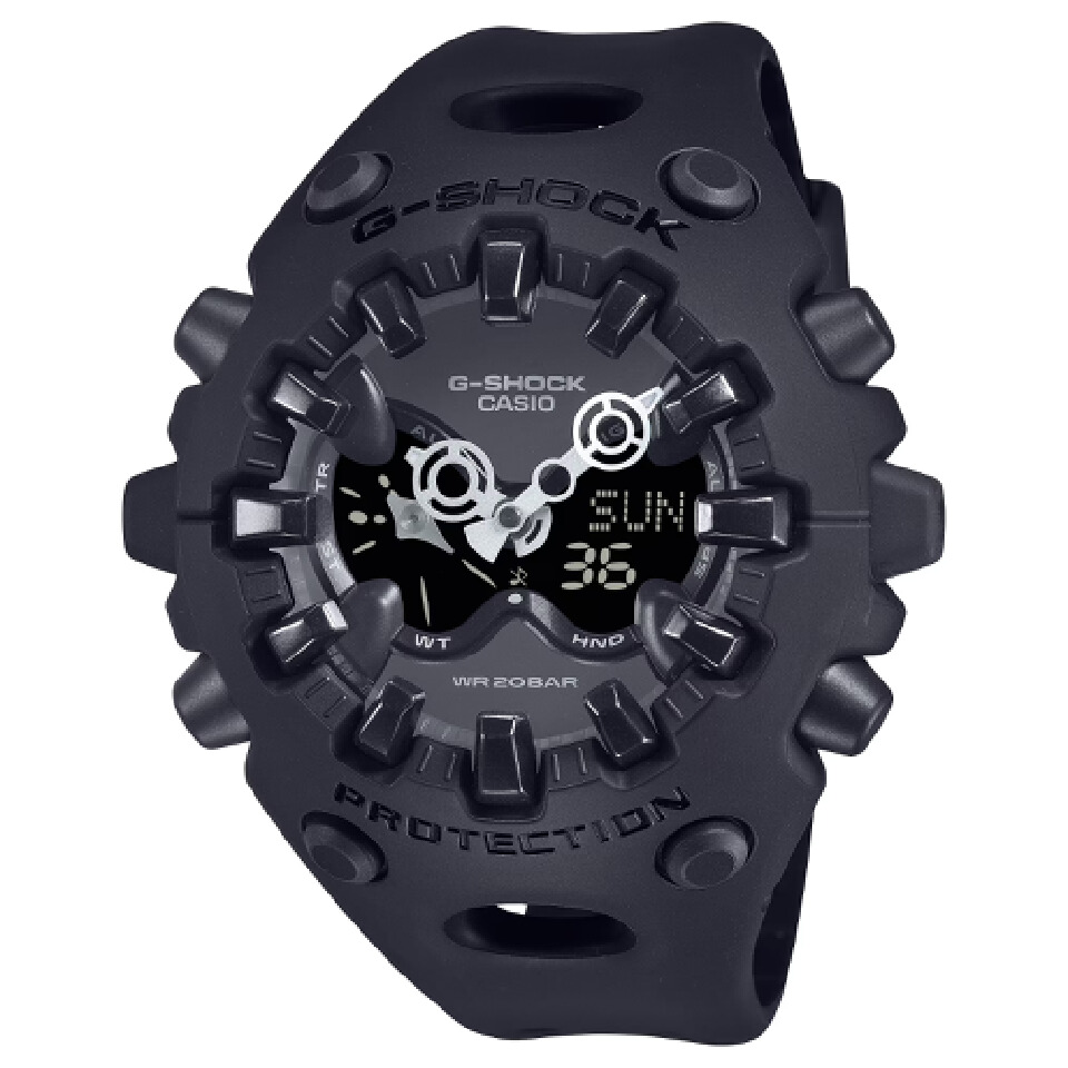 Casio G-Shock GAV01A Big Case Analog-Digital Watch for Men – Rugged Shock Resistant Sports Wristwatch with Bold Oversized Design, Resin Band, Durable Casual Outdoor & Everyday Fashion Timepiece
