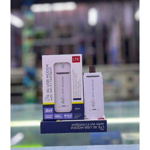 Lite LTE 4G USB MODEM with WiFi hotspot For Safaricom, Airtel & Telkom