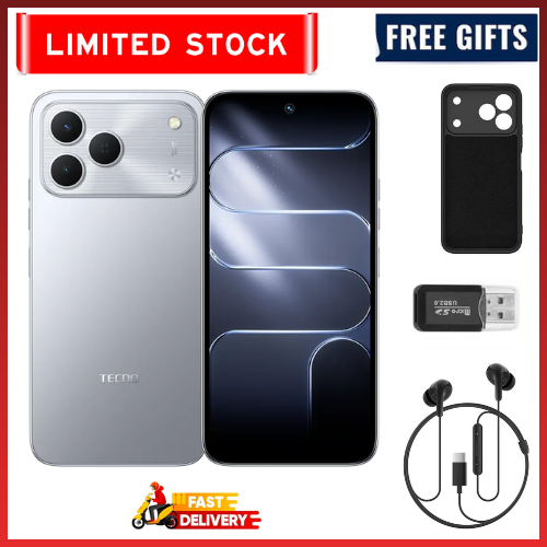 LIMITED STOCKS!!!!Brand New Tecno Spark 50 128GB/256GB + UpTo 8GB EXTENDED 6.67'' Camera 50MP Main Camera 45W Super Charging 6700mAh smartphone.COMES WITH FREE GIFTS