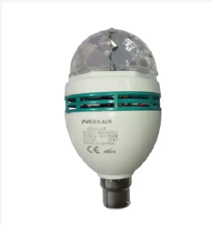 Neelux LED Rotating Disco Party Bulb – Colorful Pin Type Stage Light
