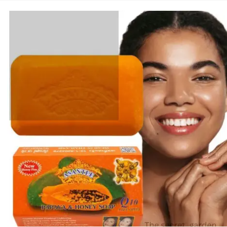 OFFER!! Original Asantee Papaya And Honey Anti Acne Soap – Nourishing, Natural Skincare for Smooth & Glowing Skin**Asante soap