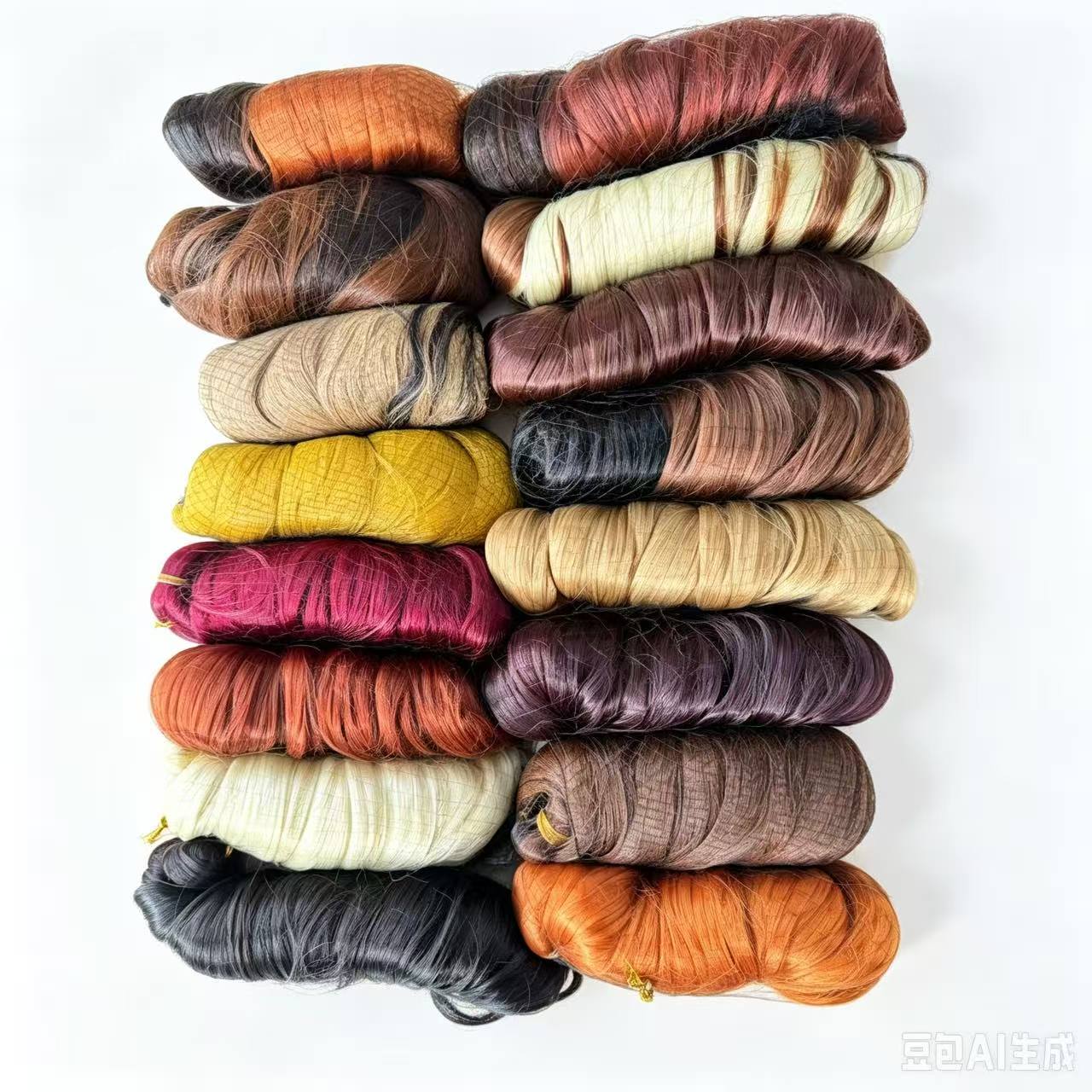 【Mix & Match 3 Colors】MISS GLOW French Curly Braiding Hair 24 Inch – Choose 3 Colors, 3 Packs (150g Each, 450g Total) – Synthetic Hair Extensions Wig ladies fashion long curly
