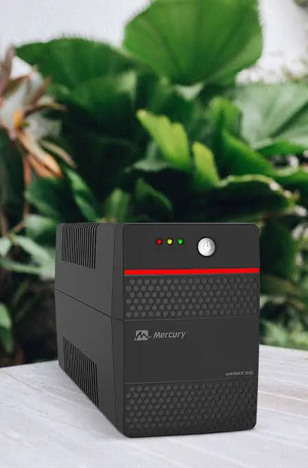Mercury Maverick 850VA UPS Line Interactive UPS, power backup UPS, Black (1YR WRTY)