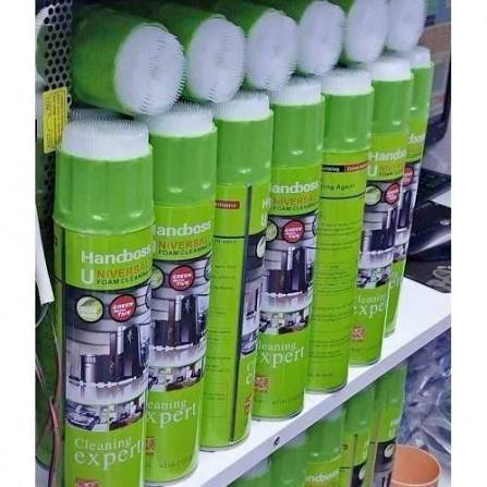 HANDBOSS UNIVERSALFOAM CLEANING AGENT| IDEAL FOR CLEANING LAPTOPS,FURNITURE,FLOOR,WALLS AND CEREMIC PRODUCTS,SHOES,INERIOR AND EXTERIOR SURFACES OF A CAR.