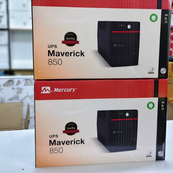 Mercury Maverick 850VA UPS Line Interactive UPS, power backup UPS, Black (1YR WRTY)
