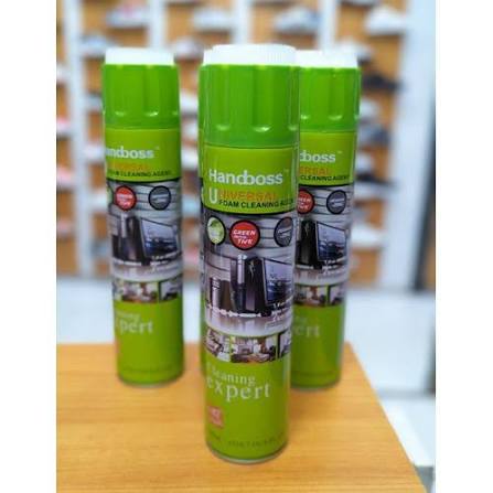 HANDBOSS UNIVERSALFOAM CLEANING AGENT| IDEAL FOR CLEANING LAPTOPS,FURNITURE,FLOOR,WALLS AND CEREMIC PRODUCTS,SHOES,INERIOR AND EXTERIOR SURFACES OF A CAR.