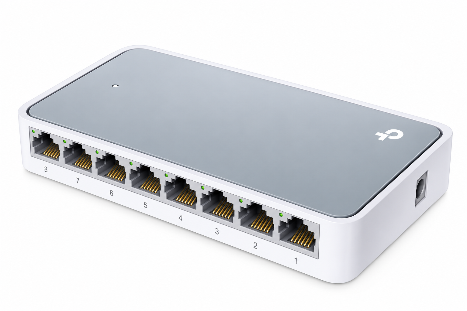 TP-Link TL-SF1008D 8-Port 10/100Mbps Ethernet Switch – Plug & Play Desktop Network Switch