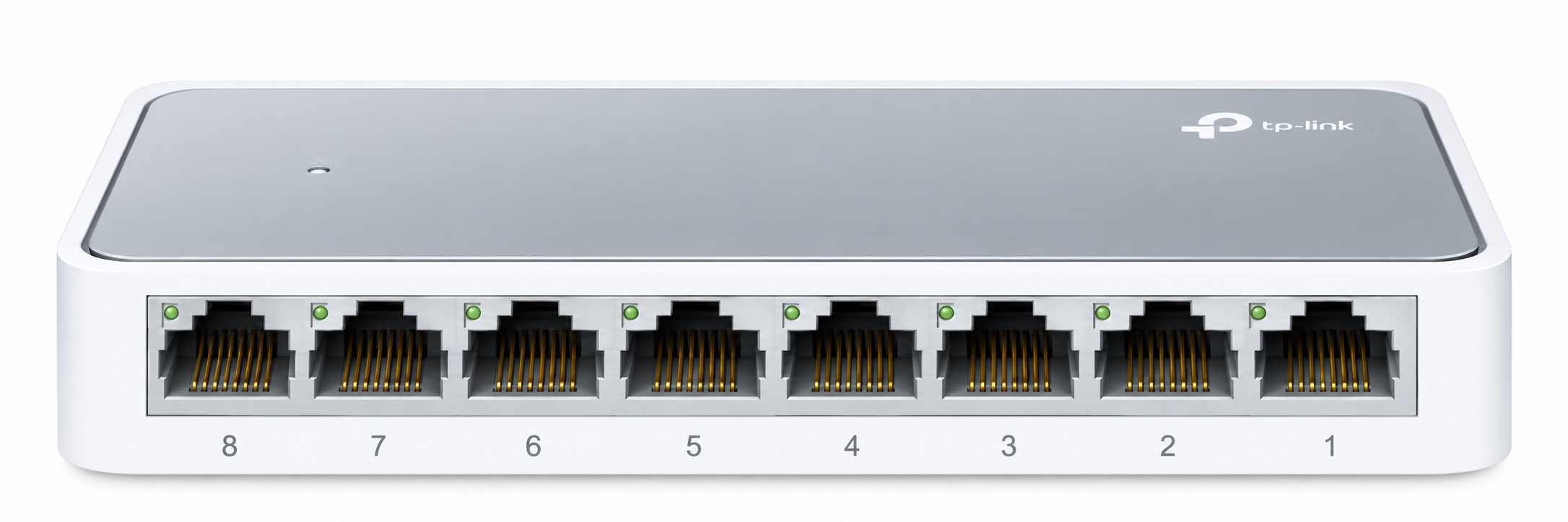 TP-Link TL-SF1008D 8-Port 10/100Mbps Ethernet Switch – Plug & Play Desktop Network Switch