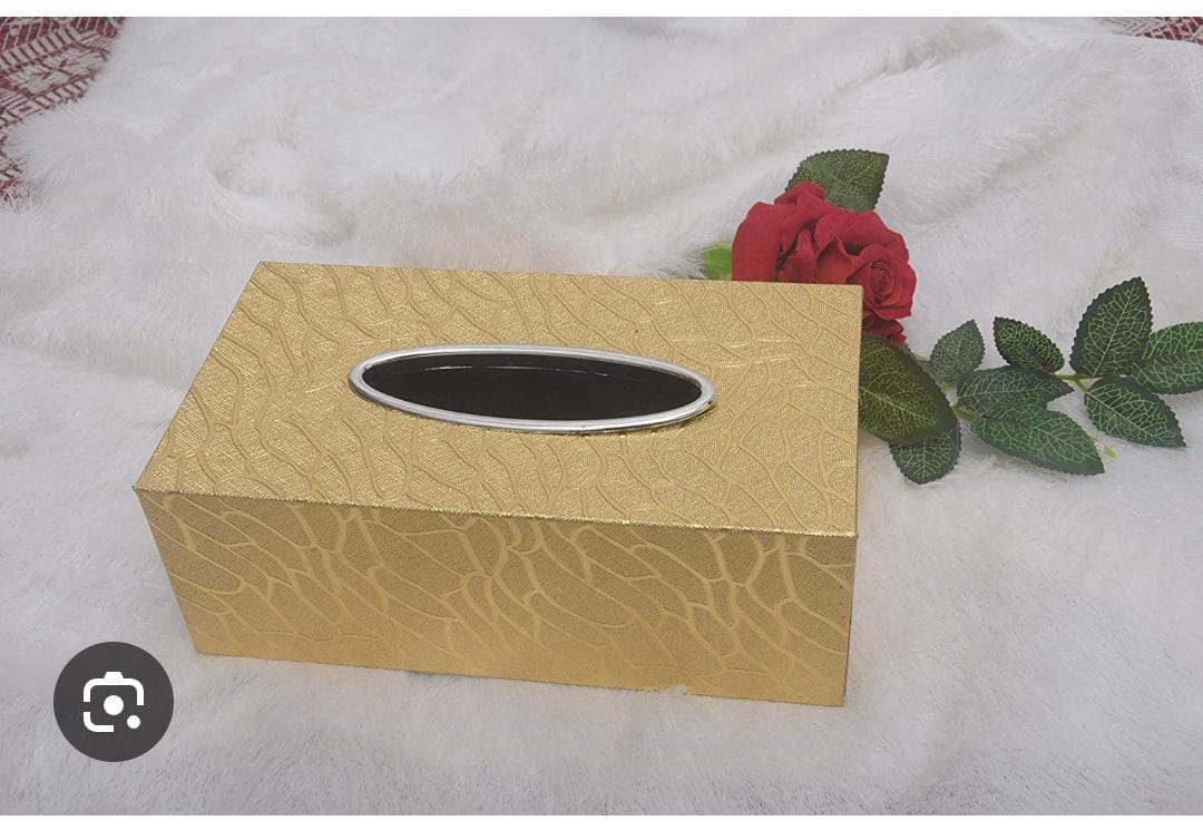 Leather Tissue Paper and Serviette Holder - Suitable for Home, Office, Car, Hotel and Restaurant Use.