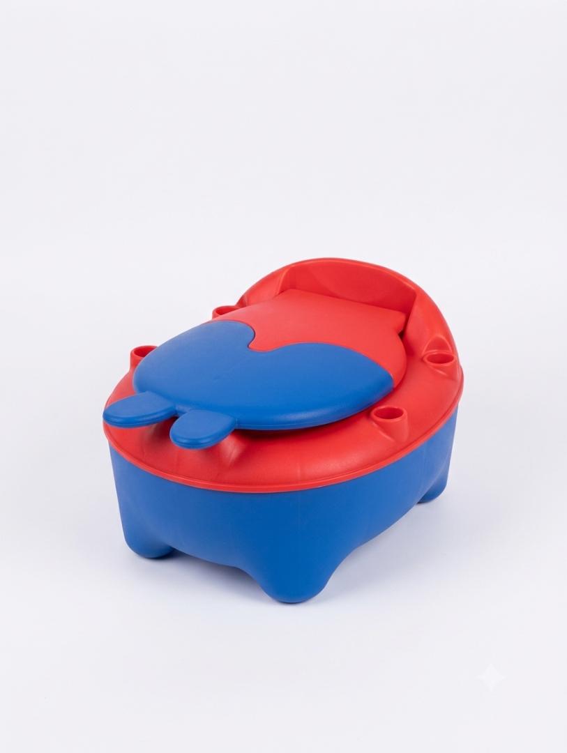 Ergonomic Bunny-Eared Toddler Potty Training Chair with Lid