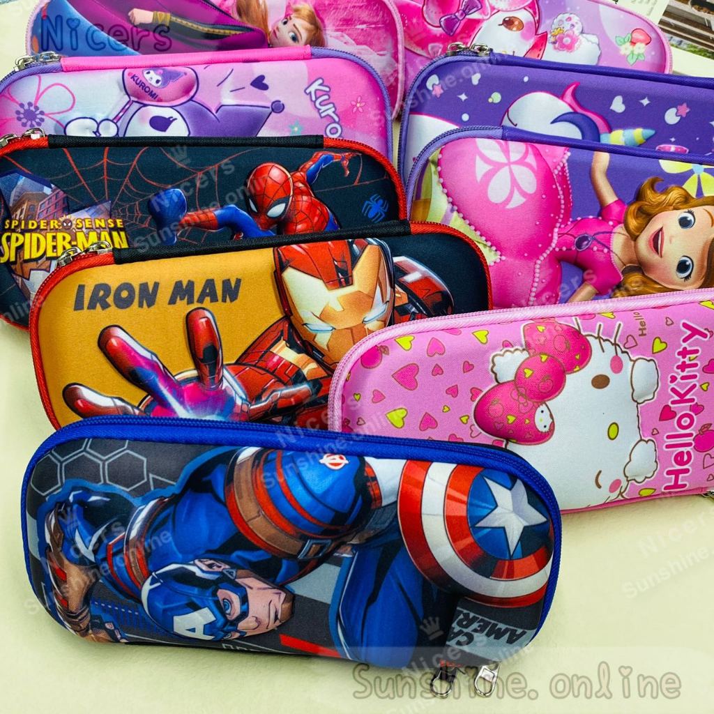 Boy & Girl Themed Pencil Pouch – Multi Designs