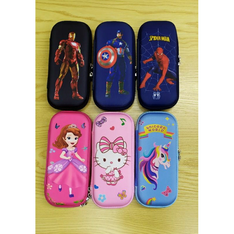 Boy & Girl Themed Pencil Pouch – Multi Designs