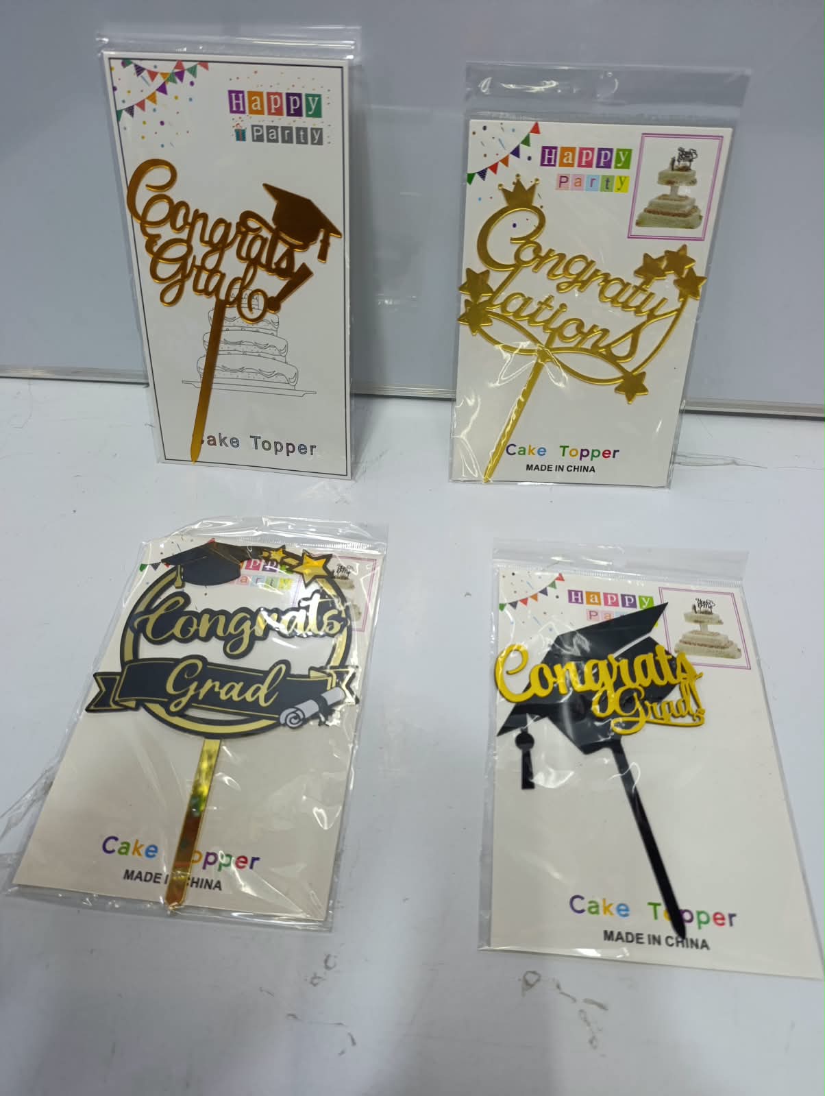 Graduation & Celebration Cake Topper Party Decoration