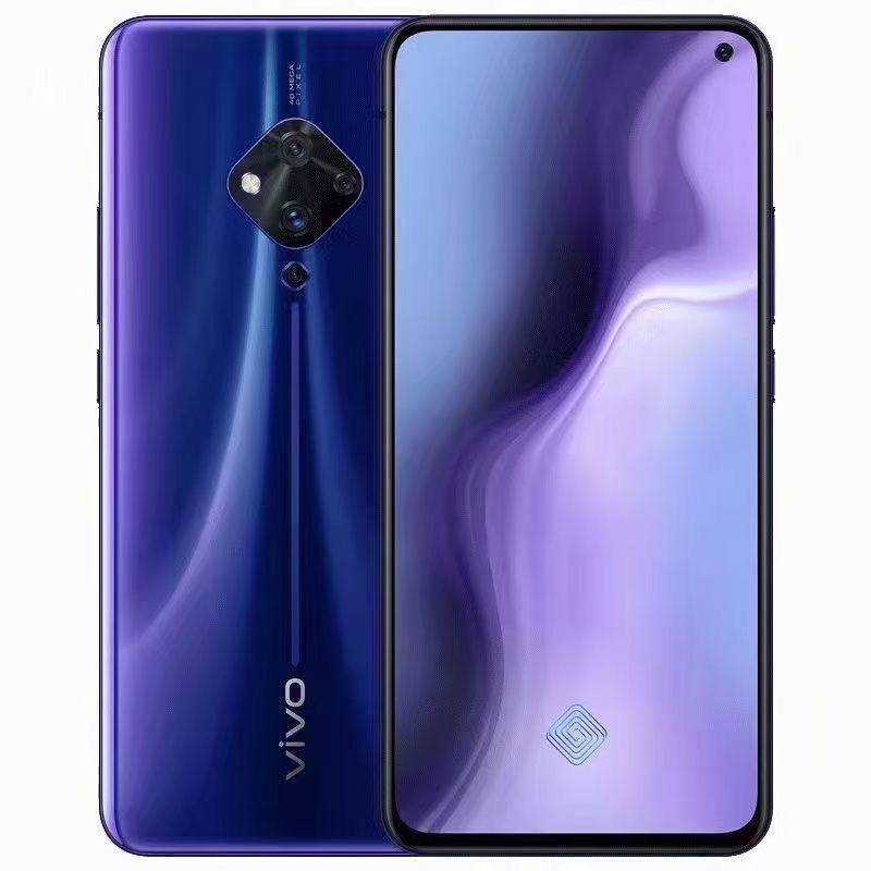 vivo s5 Unlock: Facial Recognition. Dual-SIM mobile phone Battery: 4100mAh. Screen: 6.44 inches. Front camera: 32MP. Rear quad-camera: Depth lens 48MP main camera (f/1.79) + 8MP ultra-wide angle + 5MP