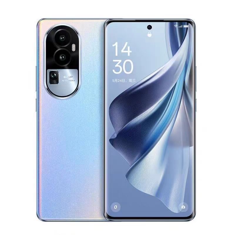Refurbished OPPO Reno10 128G/256G is a 5G mobile phone with a facial recognition system. Rear camera: 64MP main camera F1.7 + 2MP monochrome lens F2.4. Front camera: 32MP F2.4 with AF auto focus.
